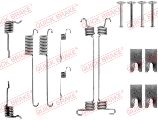 QUICK BRAKE Tilbehørssæt, bremsebakker 1050731