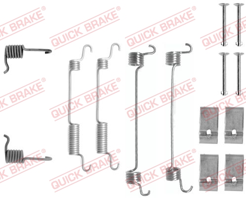 QUICK BRAKE Tilbehørssæt, bremsebakker 1050735