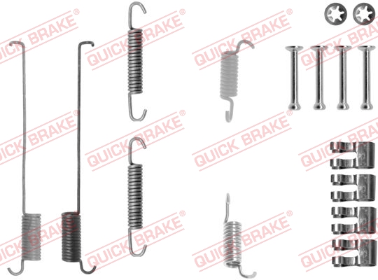 QUICK BRAKE Tilbehørssæt, bremsebakker 1050739