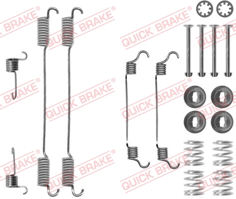 QUICK BRAKE Tilbehørssæt, bremsebakker 1050740