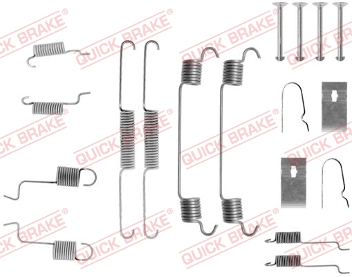 QUICK BRAKE Tilbehørssæt, bremsebakker 1050742