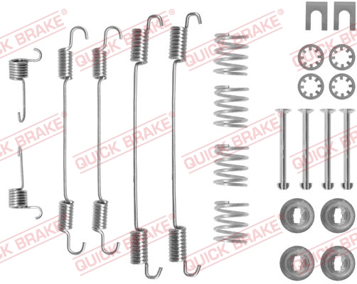 QUICK BRAKE Tilbehørssæt, bremsebakker 1050747