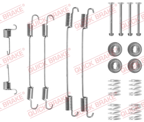 QUICK BRAKE Tilbehørssæt, bremsebakker 1050750