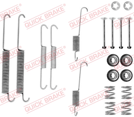QUICK BRAKE Tilbehørssæt, bremsebakker 1050754