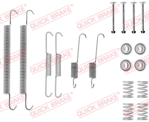 QUICK BRAKE Tilbehørssæt, bremsebakker 1050757
