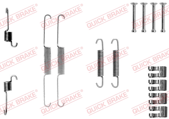 QUICK BRAKE Tilbehørssæt, bremsebakker 1050763