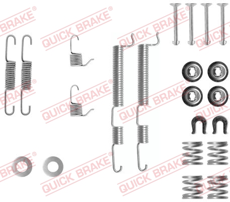 QUICK BRAKE Tilbehørssæt, bremsebakker 1050765