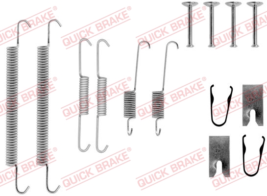 QUICK BRAKE Tilbehørssæt, bremsebakker 1050771
