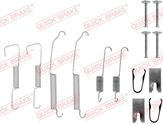 QUICK BRAKE Tilbehørssæt, bremsebakker 1050773