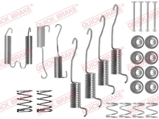 QUICK BRAKE Tilbehørssæt, bremsebakker 1050776