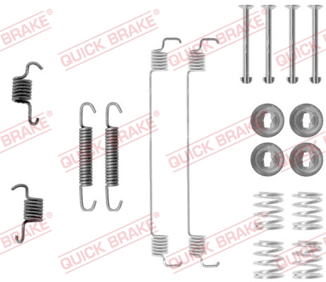 QUICK BRAKE Tilbehørssæt, bremsebakker 1050777
