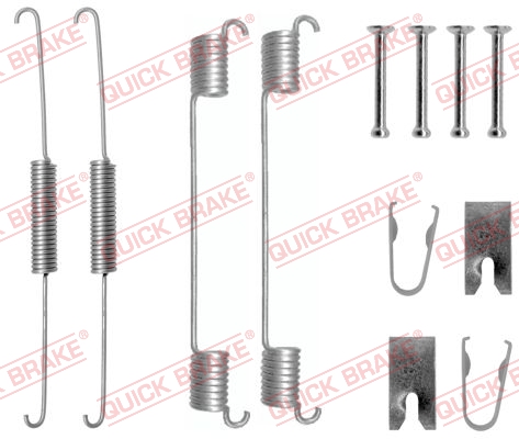 QUICK BRAKE Tilbehørssæt, bremsebakker 1050781