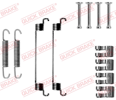 QUICK BRAKE Tilbehørssæt, bremsebakker 1050783