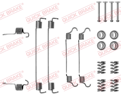 QUICK BRAKE Tilbehørssæt, bremsebakker 1050784