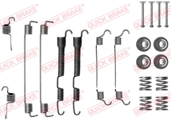 QUICK BRAKE Tilbehørssæt, bremsebakker 1050786
