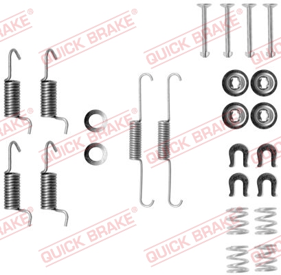 QUICK BRAKE Tilbehørssæt, parkeringsbremsebakker 1050788