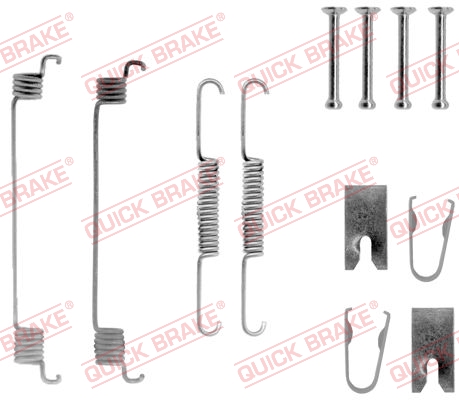 QUICK BRAKE Tilbehørssæt, bremsebakker 1050789