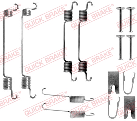 QUICK BRAKE Tilbehørssæt, bremsebakker 1050797