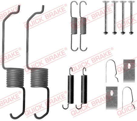 QUICK BRAKE Tilbehørssæt, bremsebakker 1050798