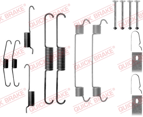 QUICK BRAKE Tilbehørssæt, bremsebakker 1050803