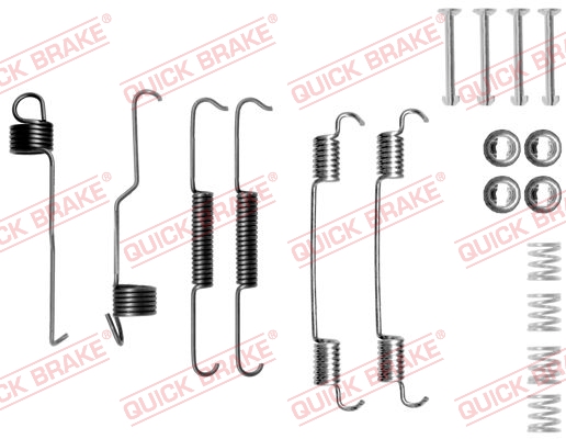 QUICK BRAKE Tilbehørssæt, bremsebakker 1050804