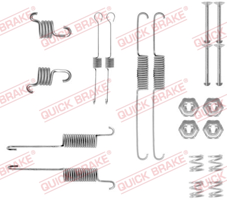 QUICK BRAKE Tilbehørssæt, bremsebakker 1050809