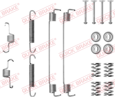 QUICK BRAKE Tilbehørssæt, bremsebakker 1050819
