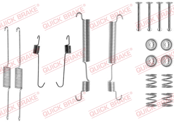 QUICK BRAKE Tilbehørssæt, bremsebakker 1050822
