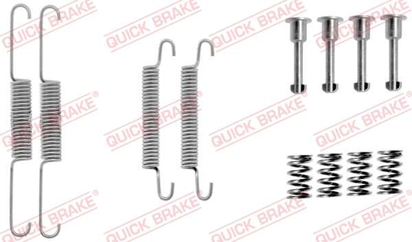 QUICK BRAKE Tilbehørssæt, parkeringsbremsebakker 1050826