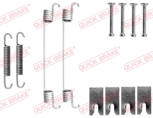 QUICK BRAKE Tilbehørssæt, bremsebakker 1050827