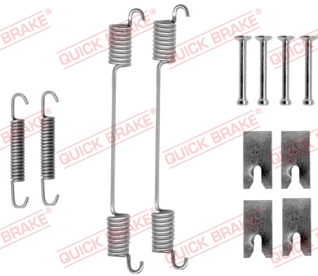 QUICK BRAKE Tilbehørssæt, bremsebakker 1050836