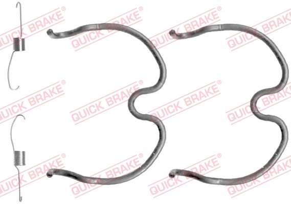 QUICK BRAKE Tilbehørssæt, bremsebakker 1050837