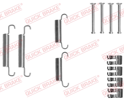 QUICK BRAKE Tilbehørssæt, parkeringsbremsebakker 1050839