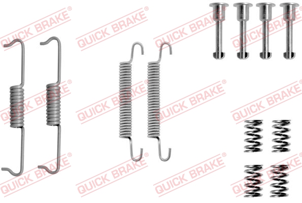 QUICK BRAKE Tilbehørssæt, parkeringsbremsebakker 1050841