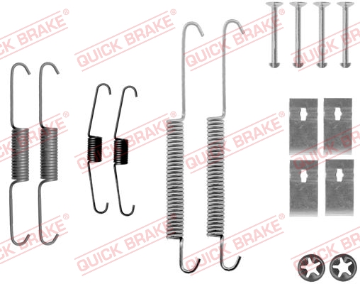 QUICK BRAKE Tilbehørssæt, bremsebakker 1050842