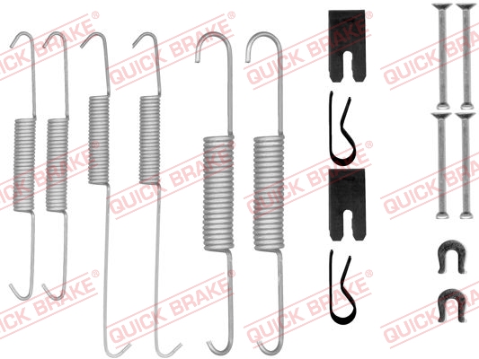 QUICK BRAKE Tilbehørssæt, bremsebakker 1050854