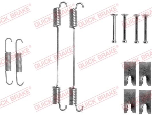 QUICK BRAKE Tilbehørssæt, bremsebakker 1050862