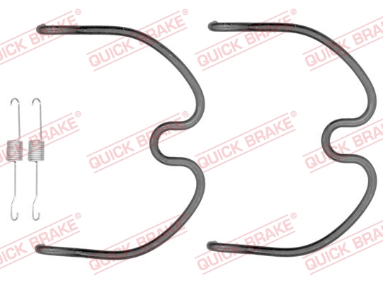 QUICK BRAKE Tilbehørssæt, bremsebakker 1050872