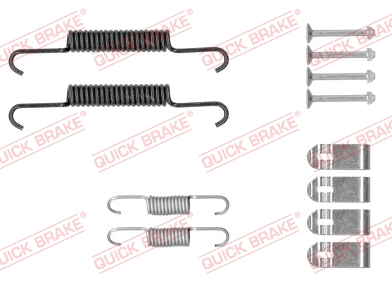 QUICK BRAKE Tilbehørssæt, parkeringsbremsebakker 1050881