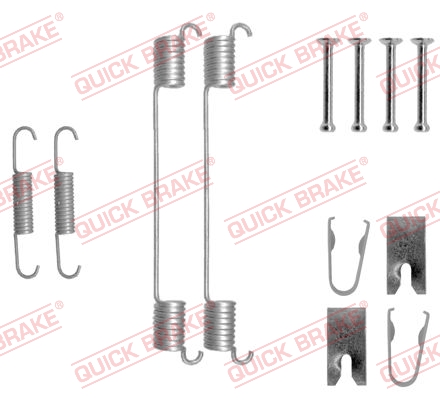 QUICK BRAKE Tilbehørssæt, bremsebakker 1050883