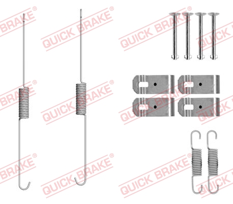 QUICK BRAKE Tilbehørssæt, bremsebakker 1050888