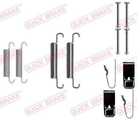 QUICK BRAKE Tilbehørssæt, parkeringsbremsebakker 1050890