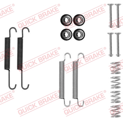 QUICK BRAKE Tilbehørssæt, parkeringsbremsebakker 1050893