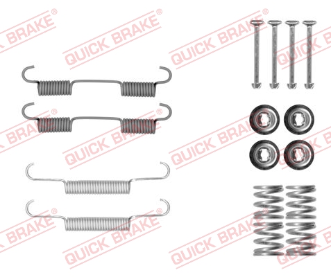 QUICK BRAKE Tilbehørssæt, parkeringsbremsebakker 1050896