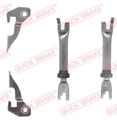 QUICK BRAKE Justering, sæt, tromlebremse 10753001