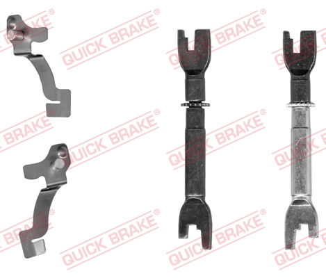 QUICK BRAKE Justering, sæt, tromlebremse 10853017