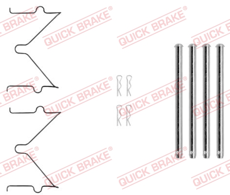 QUICK BRAKE Tilbehørssæt, skivebremsebelægning 1090040