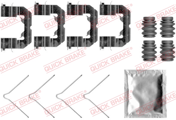 QUICK BRAKE Tilbehørssæt, skivebremsebelægning 1090089