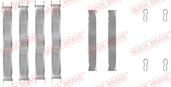 QUICK BRAKE Tilbehørssæt, skivebremsebelægning 1090937