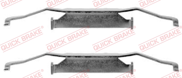QUICK BRAKE Tilbehørssæt, skivebremsebelægning 1091054